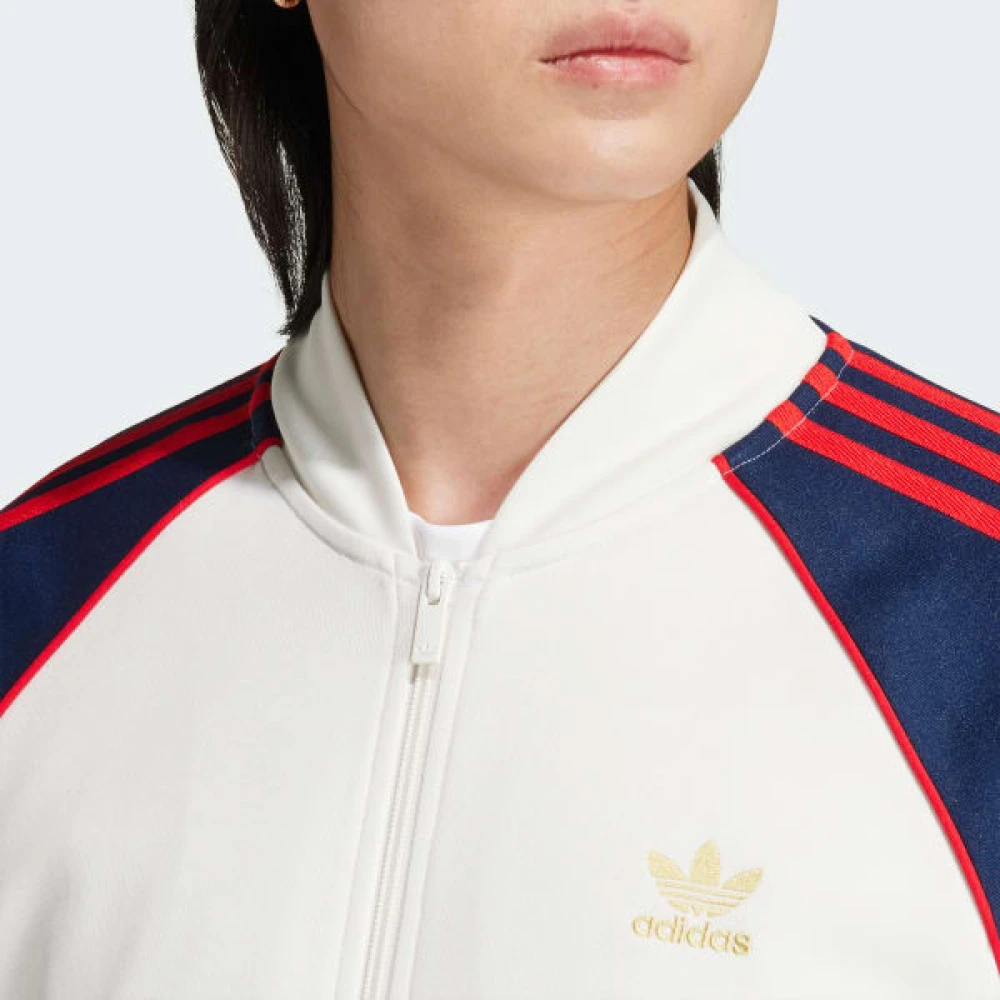 adidas Originals Heren Logo Sweater met Drie Strepen White Heren