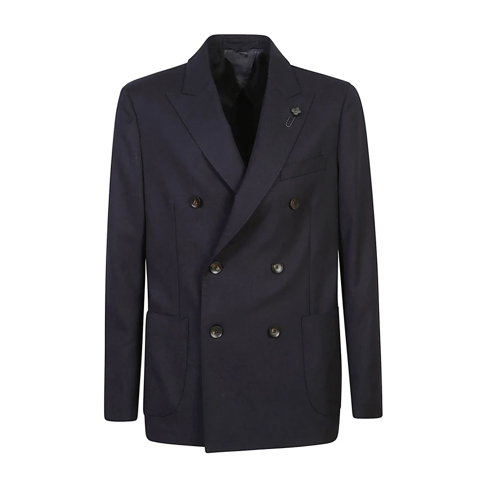 Lardini Blauwe Herenjassen Blue Heren