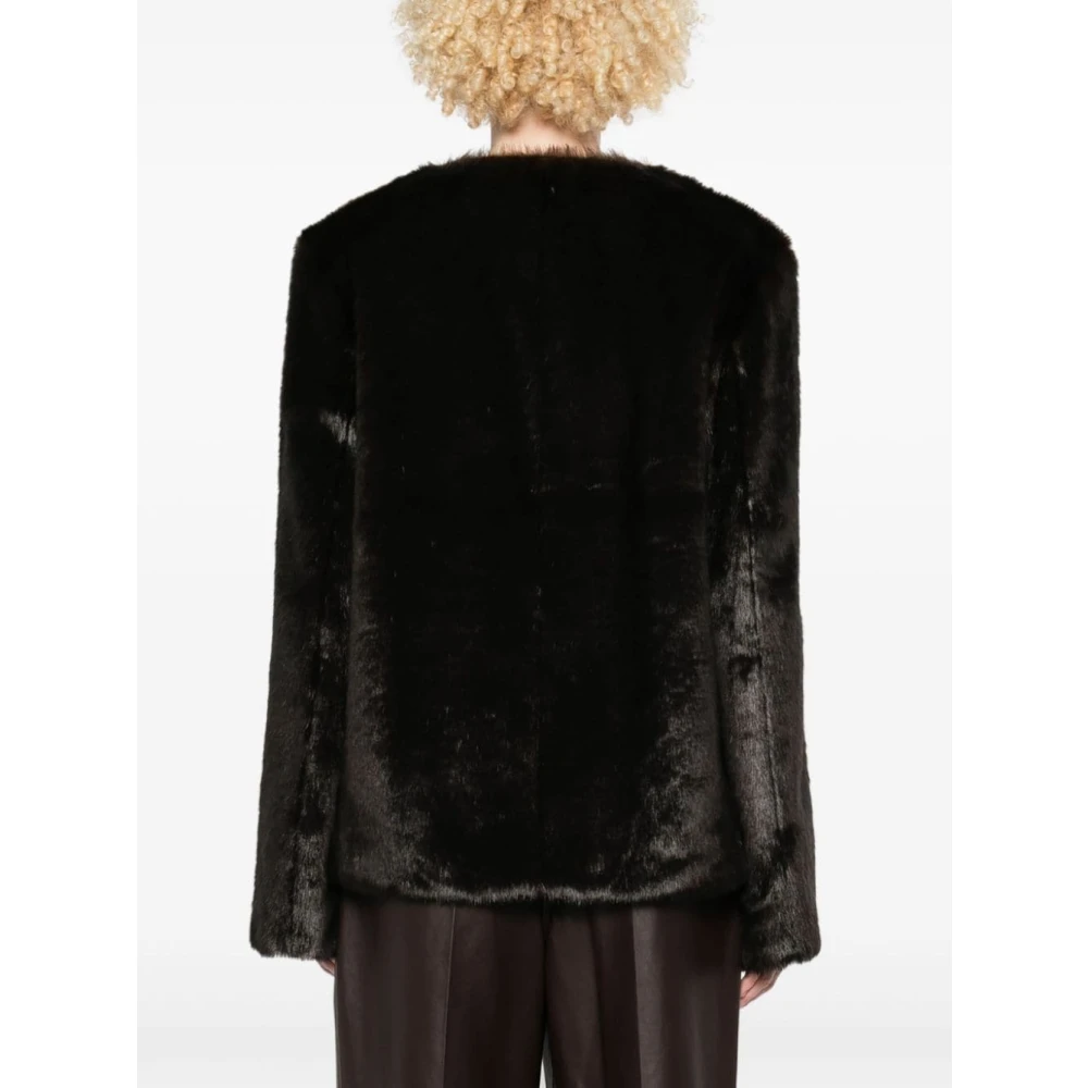 Loulou Studio Stijlvolle Jassen Collectie Black Dames