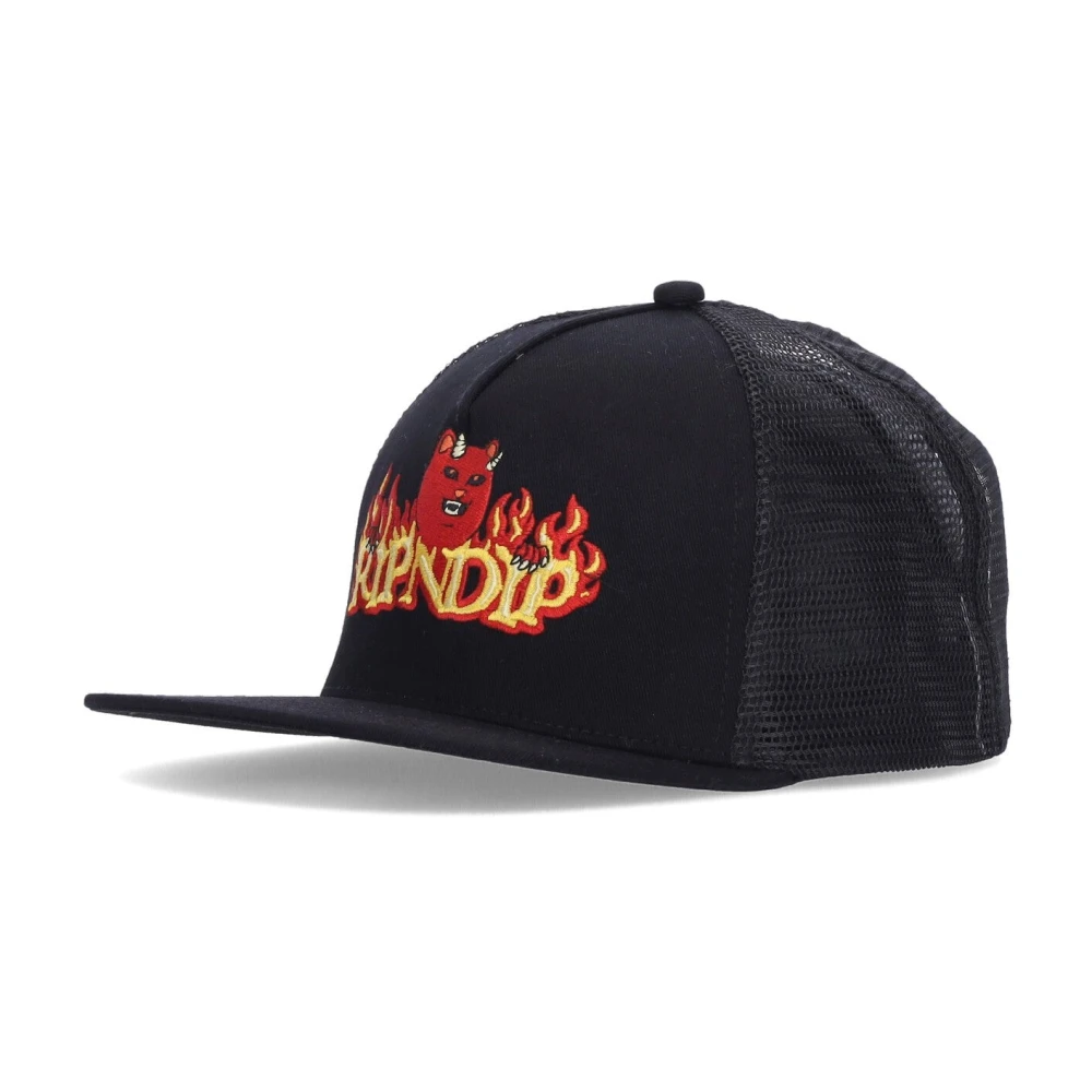 Ripndip Duivelswerk Trucker Hat Zwarte Pet Black Heren