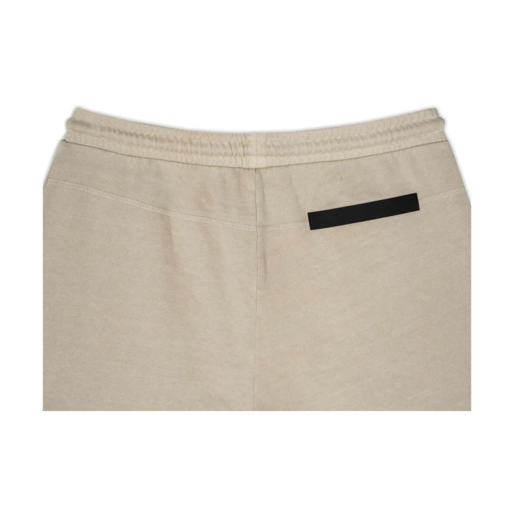 Munich Beige Katoenen Slim Fit Sweatpants Beige Heren
