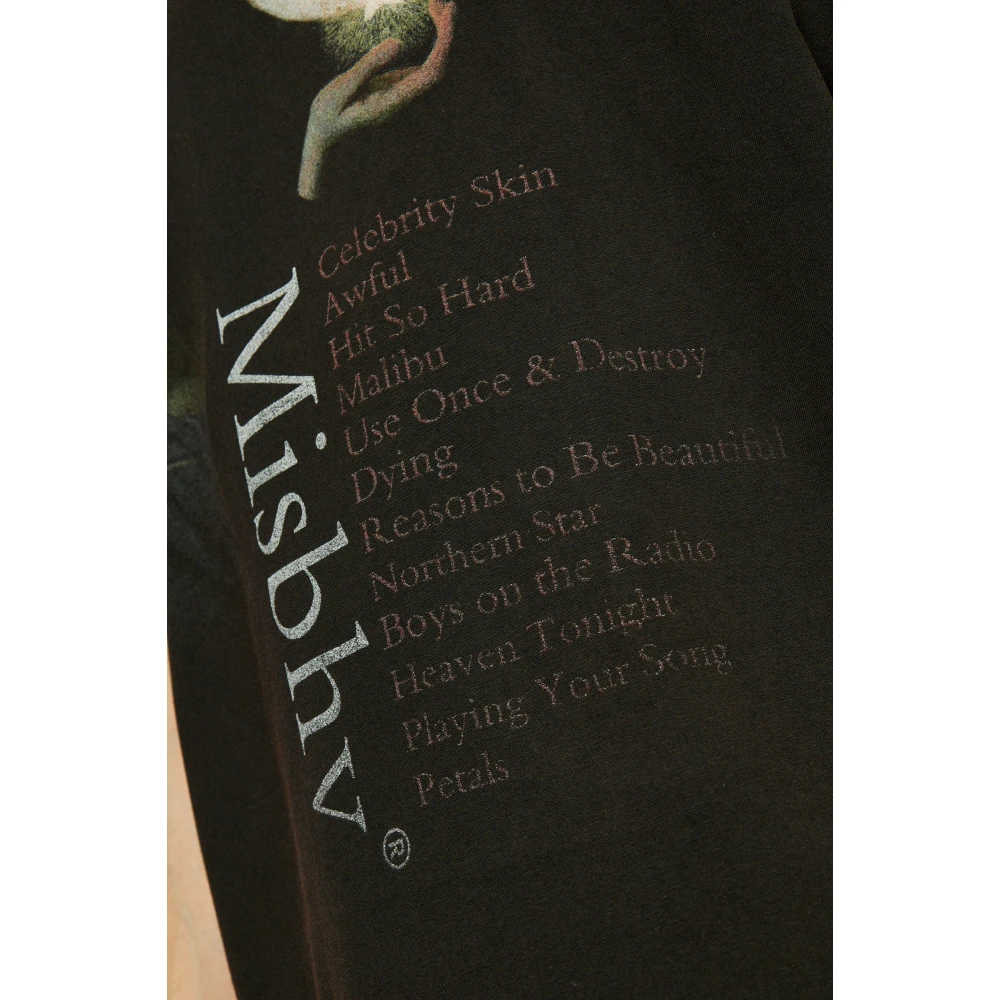 Misbhv Bedrukt T-shirt Black Heren