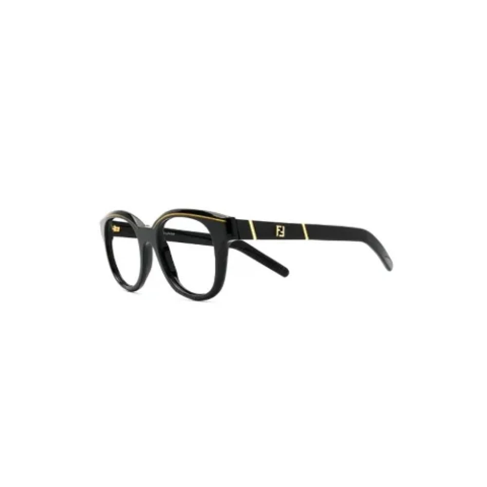 Fendi Vintage Pre-owned Acetate sunglasses Black Dames