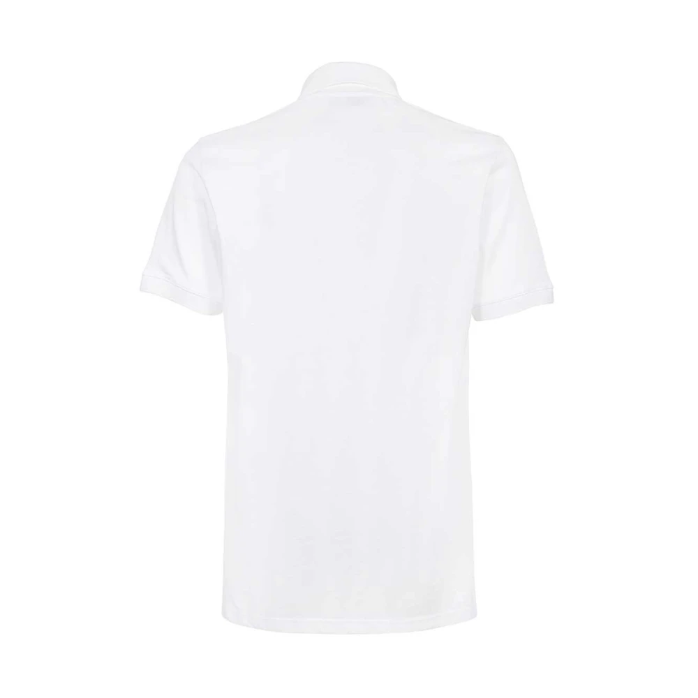 Les Deux Contrasterend Logo Katoenen Poloshirt White Heren