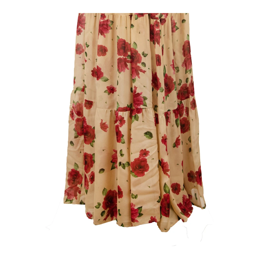 Aniye By Bloemenjurk zonder mouwen Yellow Dames