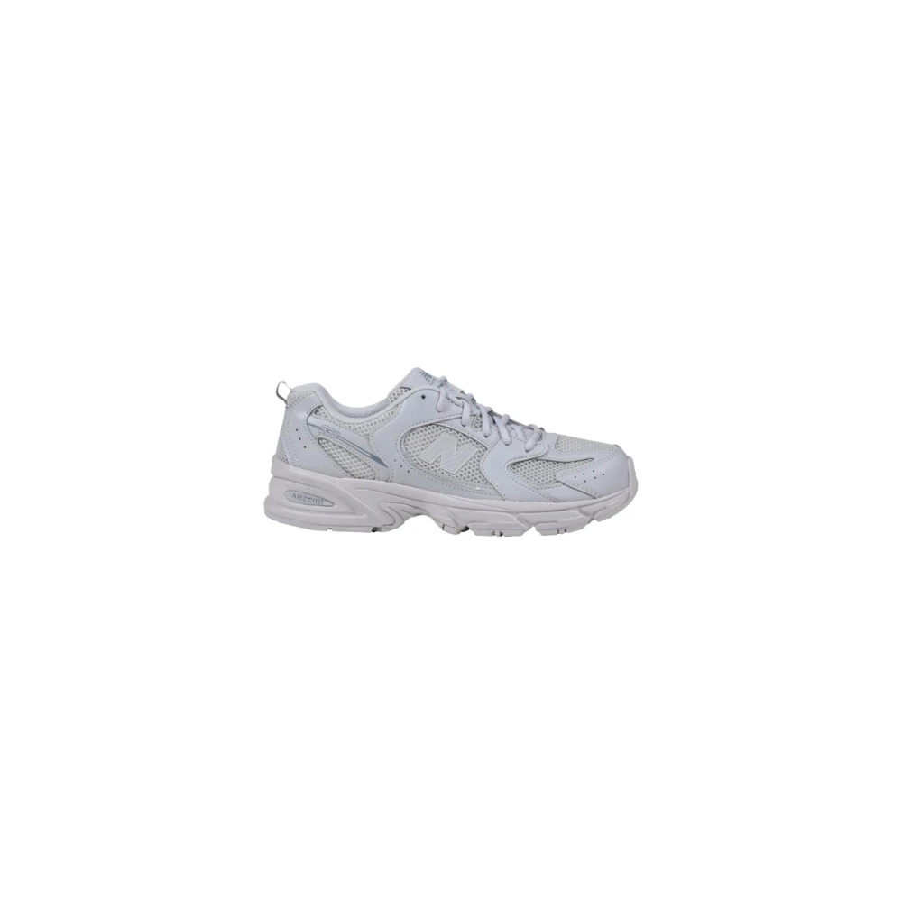 New Balance Women's Gray Sneakers,, Grey Lace-Up Rubber Sole Trainers Size 5