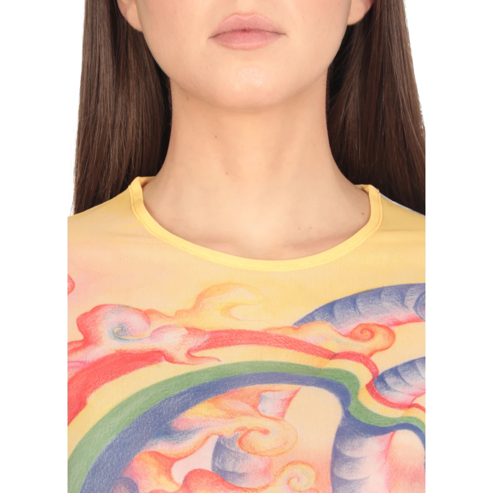 Casablanca Natuur Leraar T-shirts en Polo's Multicolor Dames