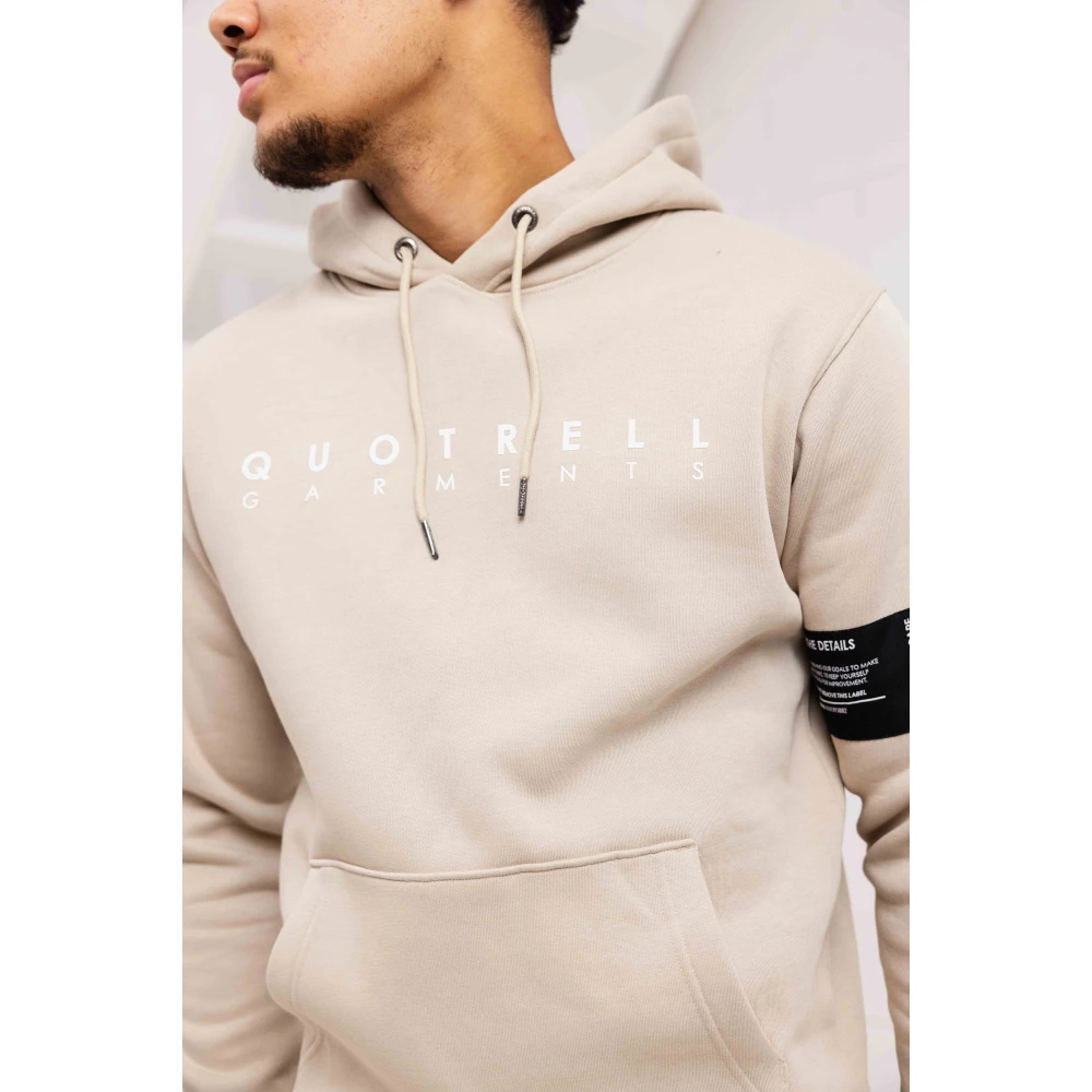 Quotrell Beige Heren Trainingspak Hoodie Winter Beige Heren