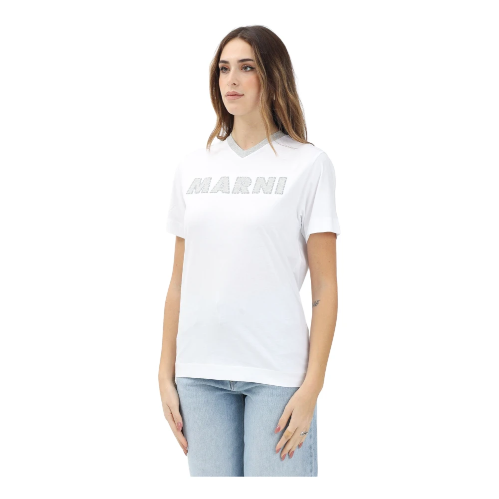 Marni - Tops > T-Shirts - White - Marni - Modalova