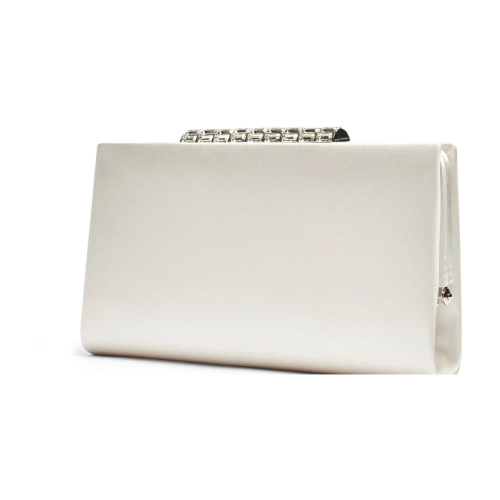 Stuart Weitzman Kristallen Clutch voor speciale gelegenheden Beige Dames