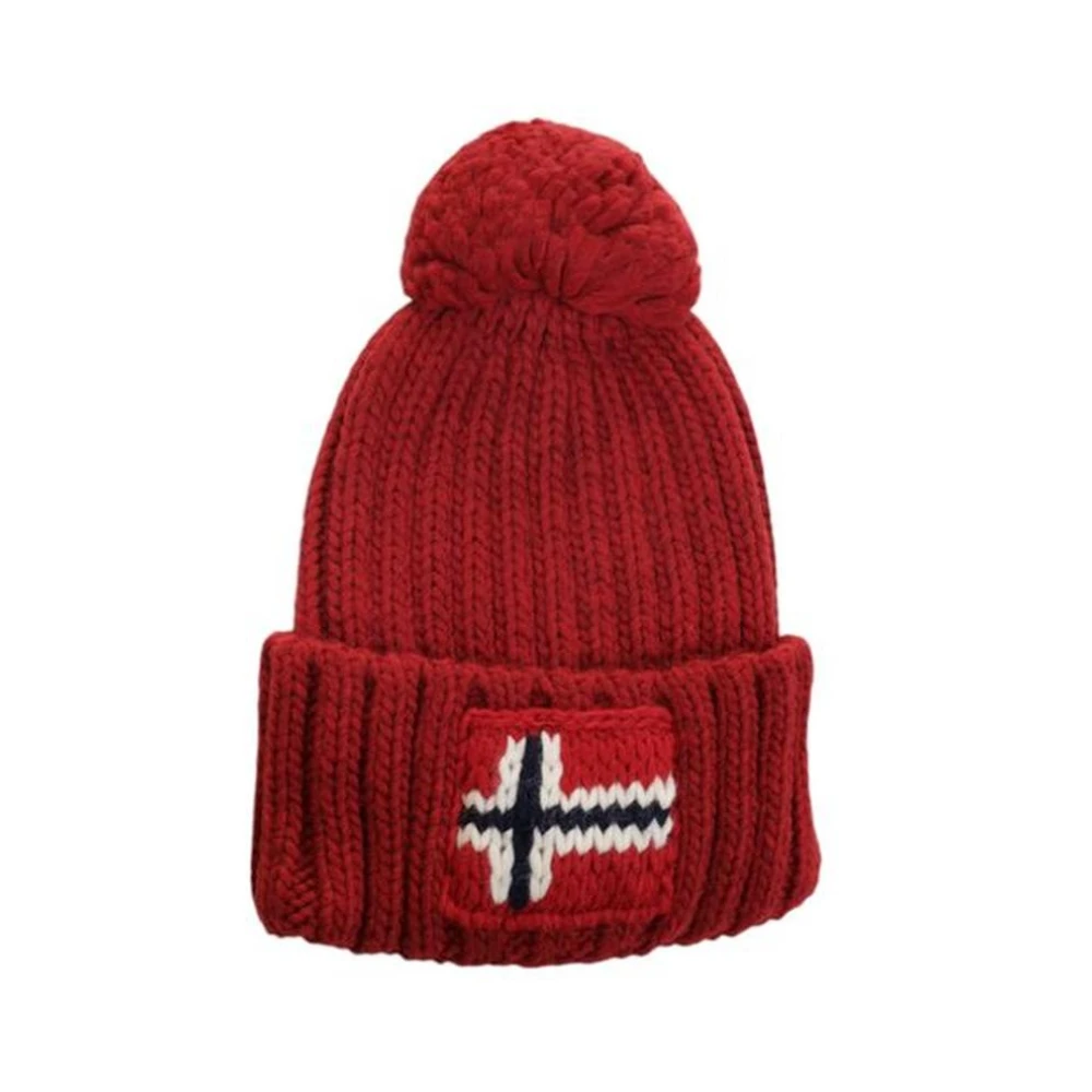 Napapijri Wolblend hoeden en petten collectie Red Heren