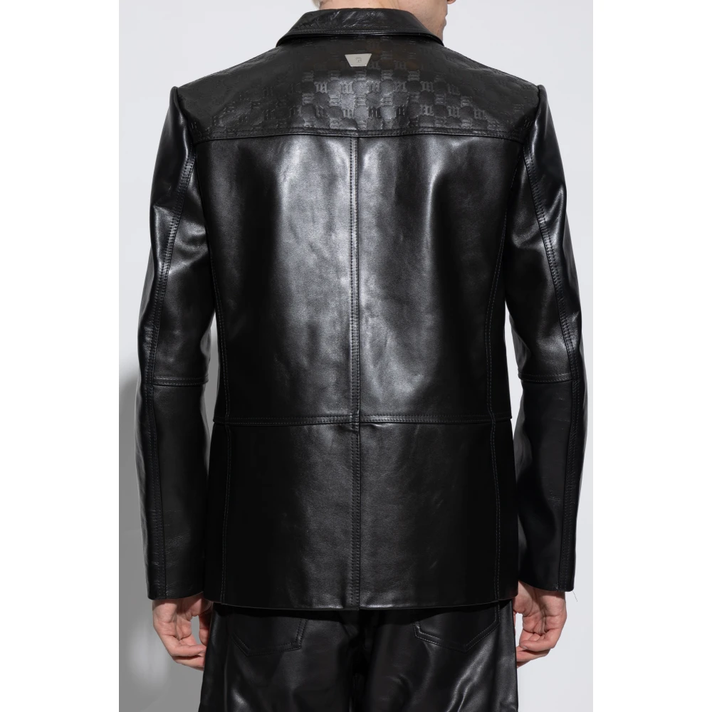 Misbhv Leren jas Black Heren