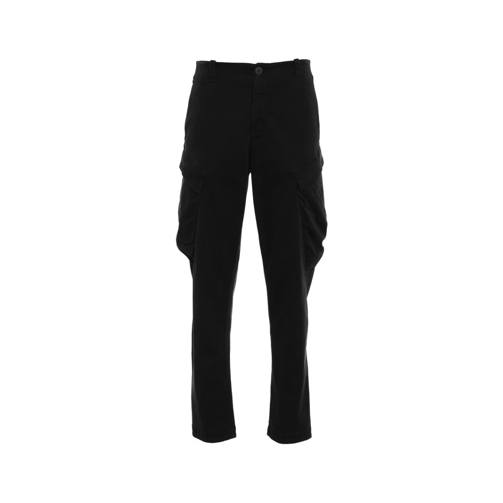 Transit Zwarte Broek Aw24 Black Heren