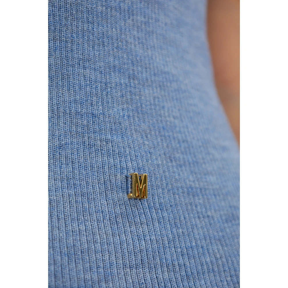 Moschino Wol Top Blue Dames