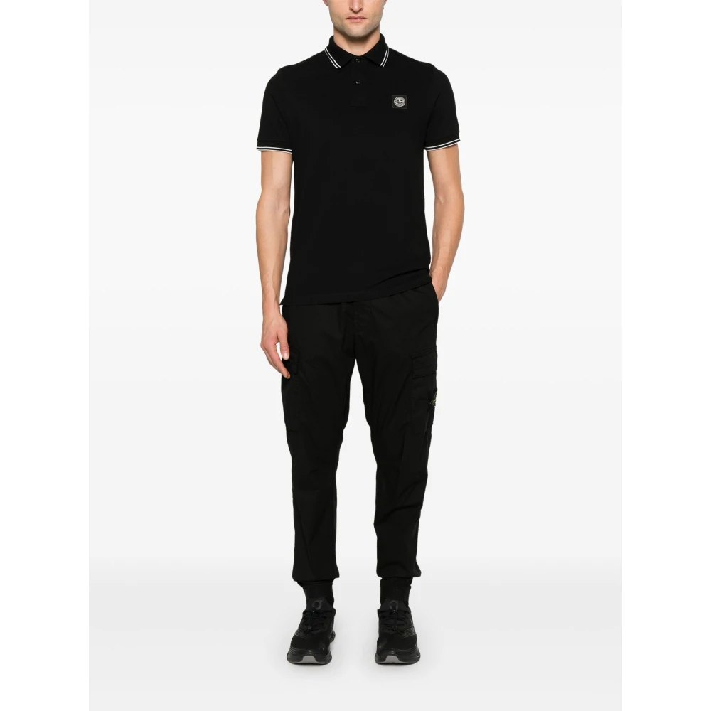 Stone Island Zwart Casual Kleding voor Mannen Black Heren