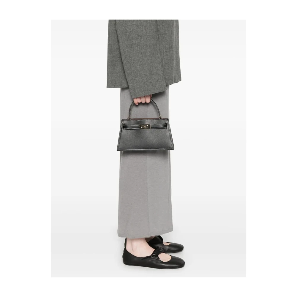 TORY BURCH Kleine Lee Radziwill Tote Tas Black Dames
