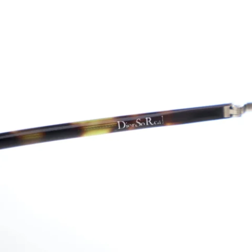 Dior Vintage Pre-owned Metal sunglasses Blue Dames