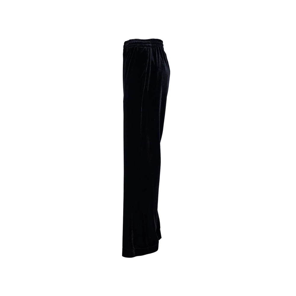 Jucca Klassieke Straight Leg Broek Black Dames