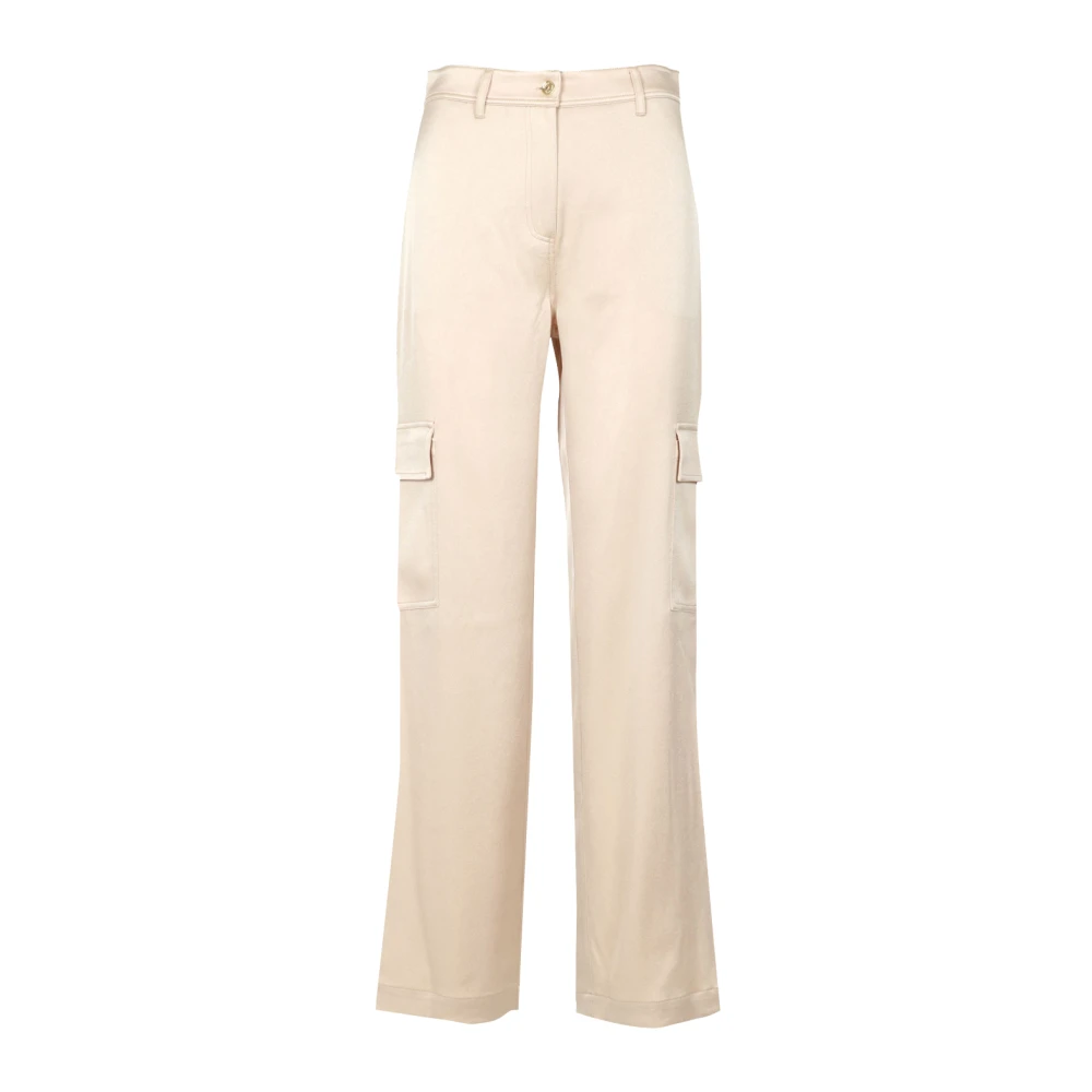 Michael Kors High-Waist Cargo Broek Beige Dames