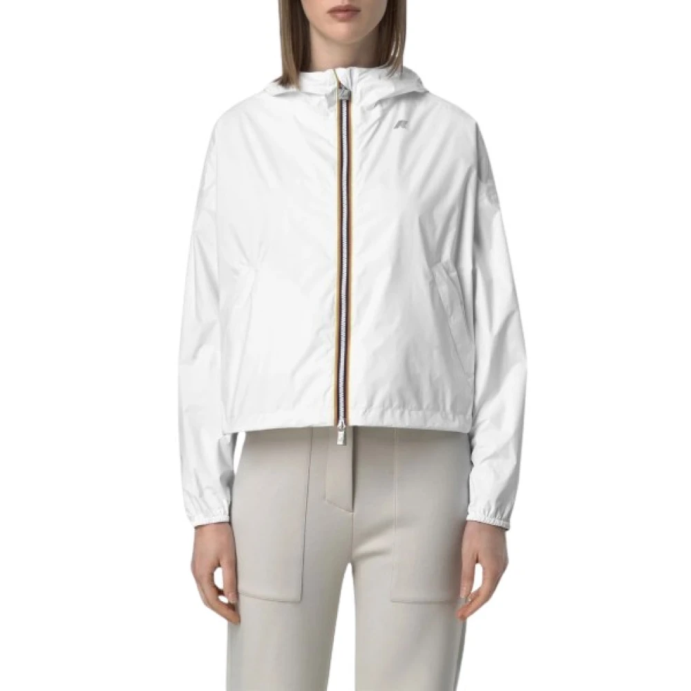 K-Way Damen Weiß Laurette Plus.2 Double Jacket