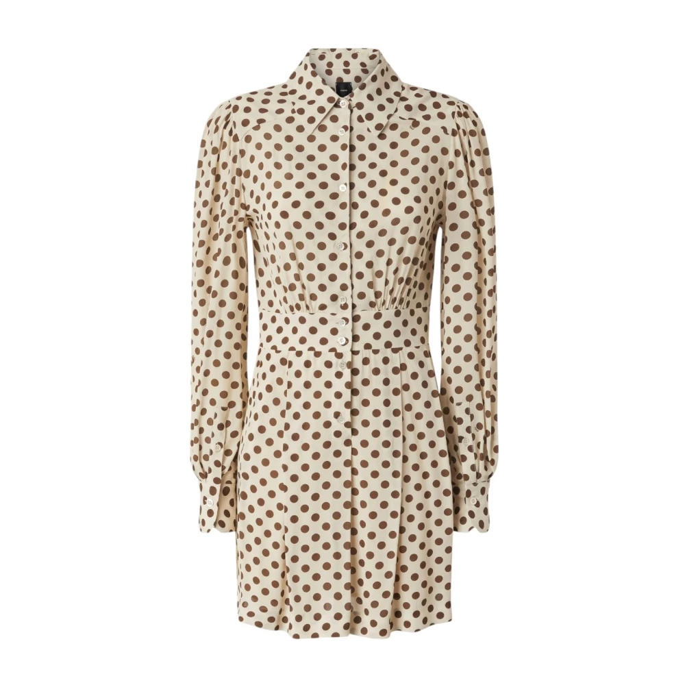Pinko Elegante Jurk voor Vrouwen Beige Dames