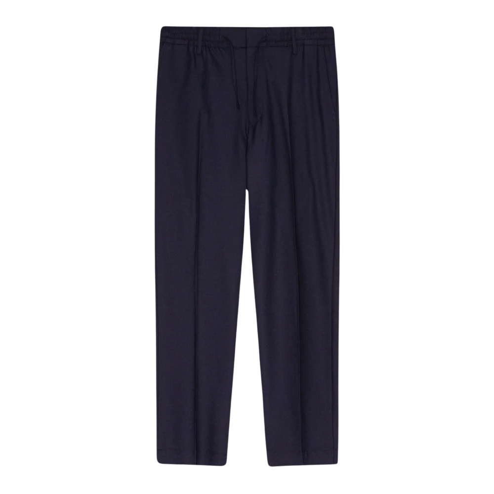 Nn07 Blauwe broek met taps toelopende pijpen Blue Heren