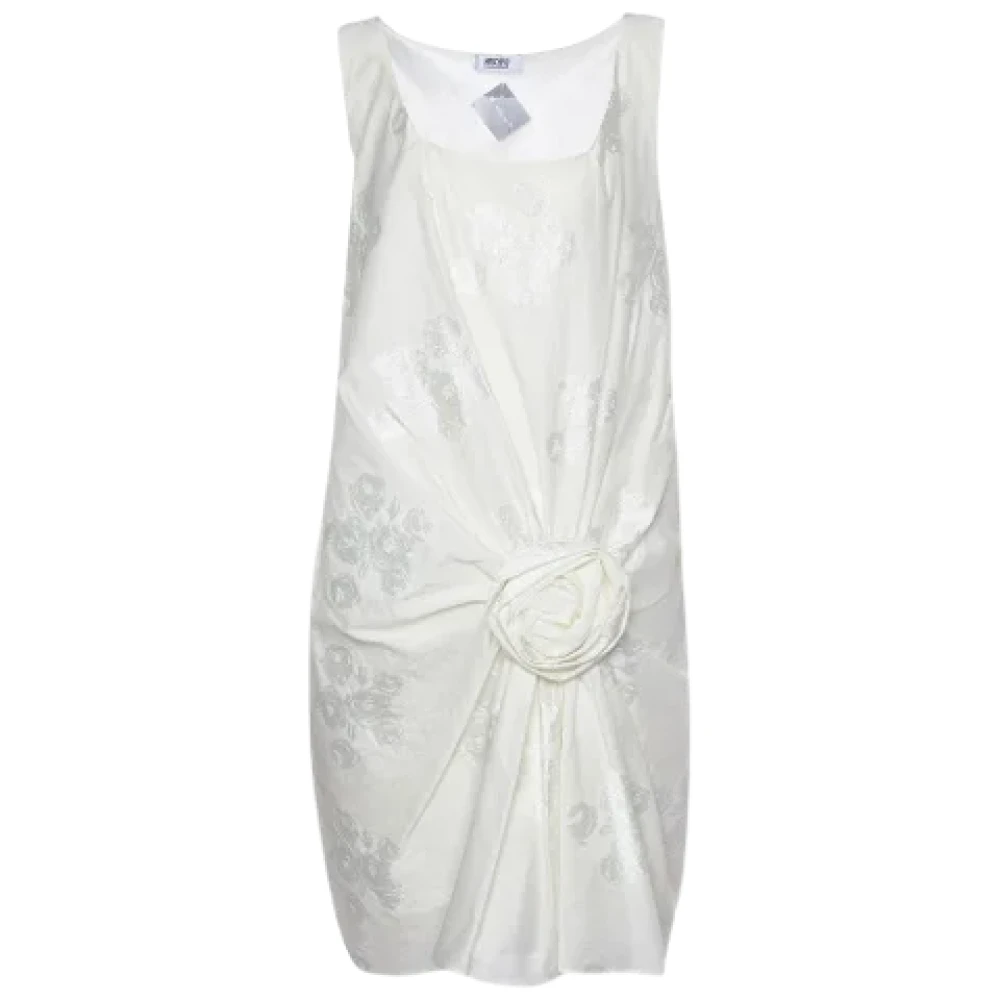 Moschino Pre-Owned Pre-owned Cotton dresses White Dames