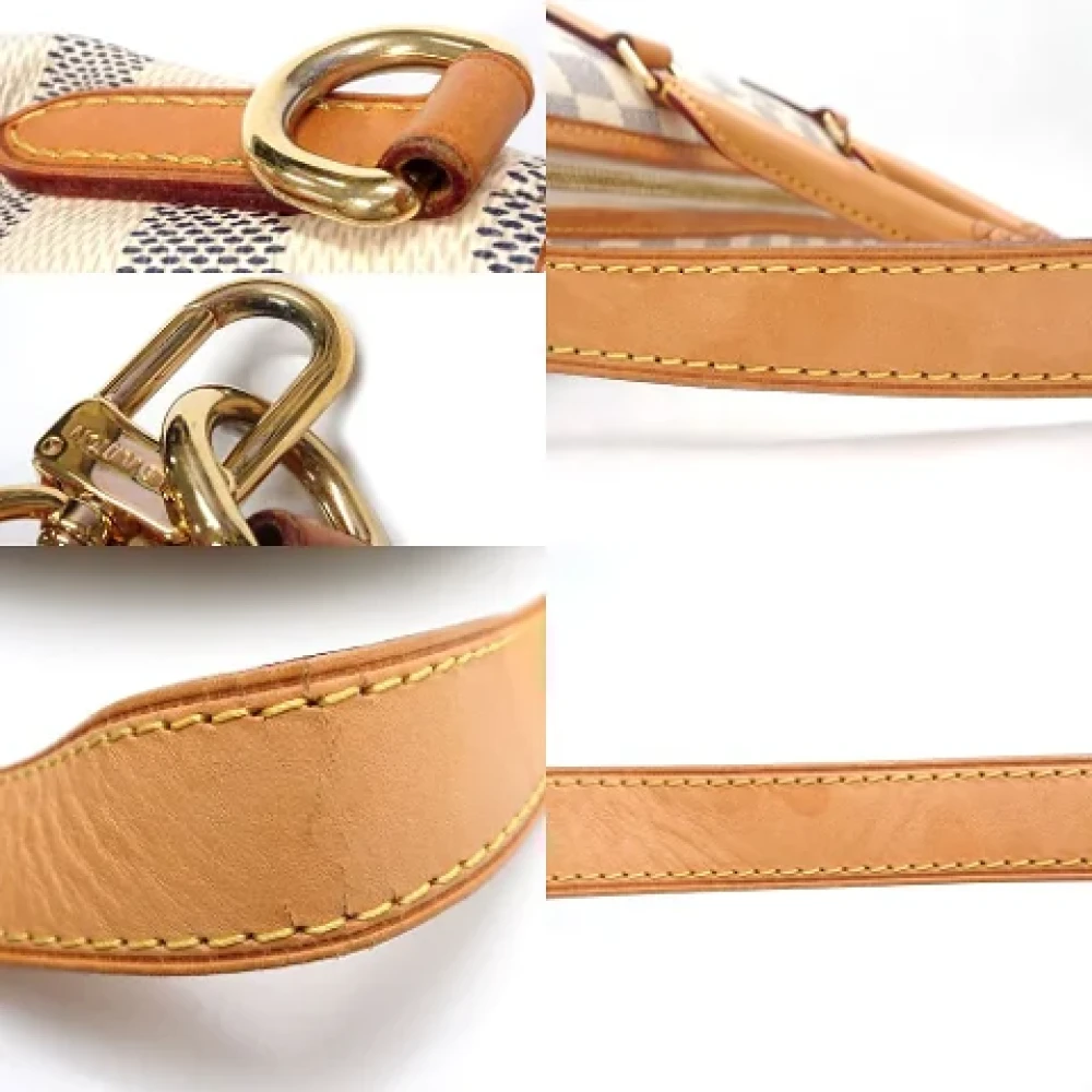 Louis Vuitton Vintage Pre-owned Canvas handbags White Dames