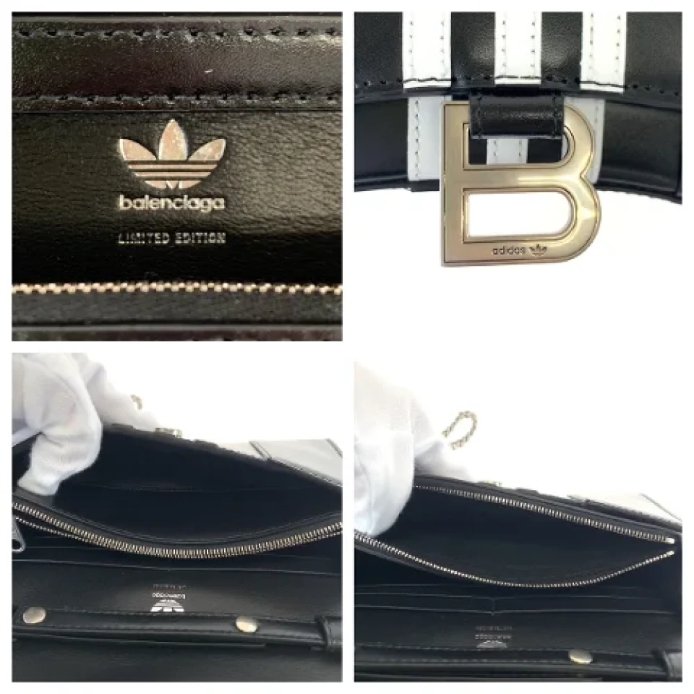 Balenciaga Vintage Pre-owned Leather wallets Black Dames