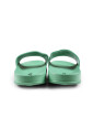 chaussons-verts-avec-smiley-et-semelle-en-caoutchouc