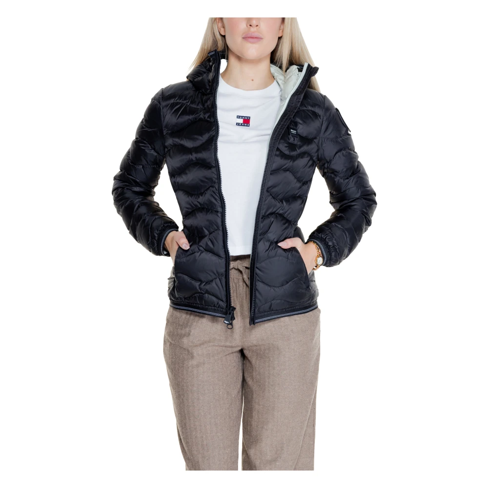 Blauer Damesjassen en Mantels Collectie White Dames