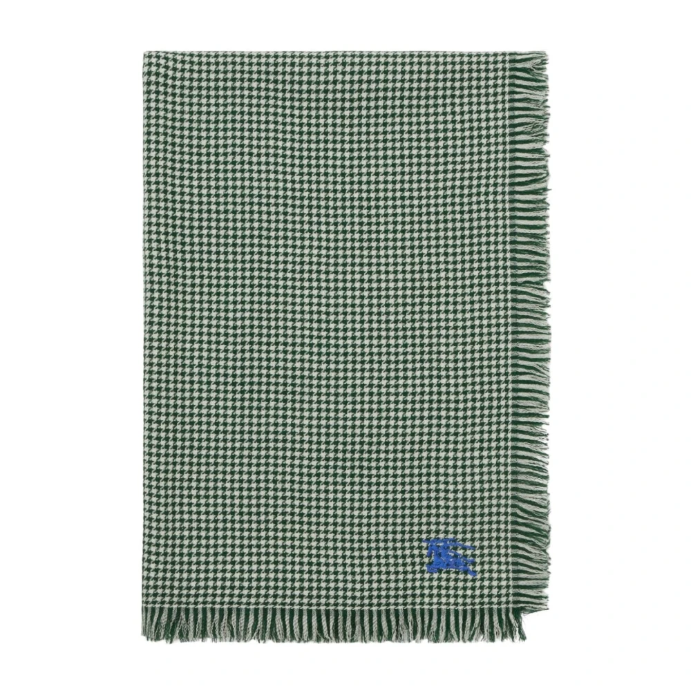 Burberry Groene Houndstooth Sjaal Green Heren