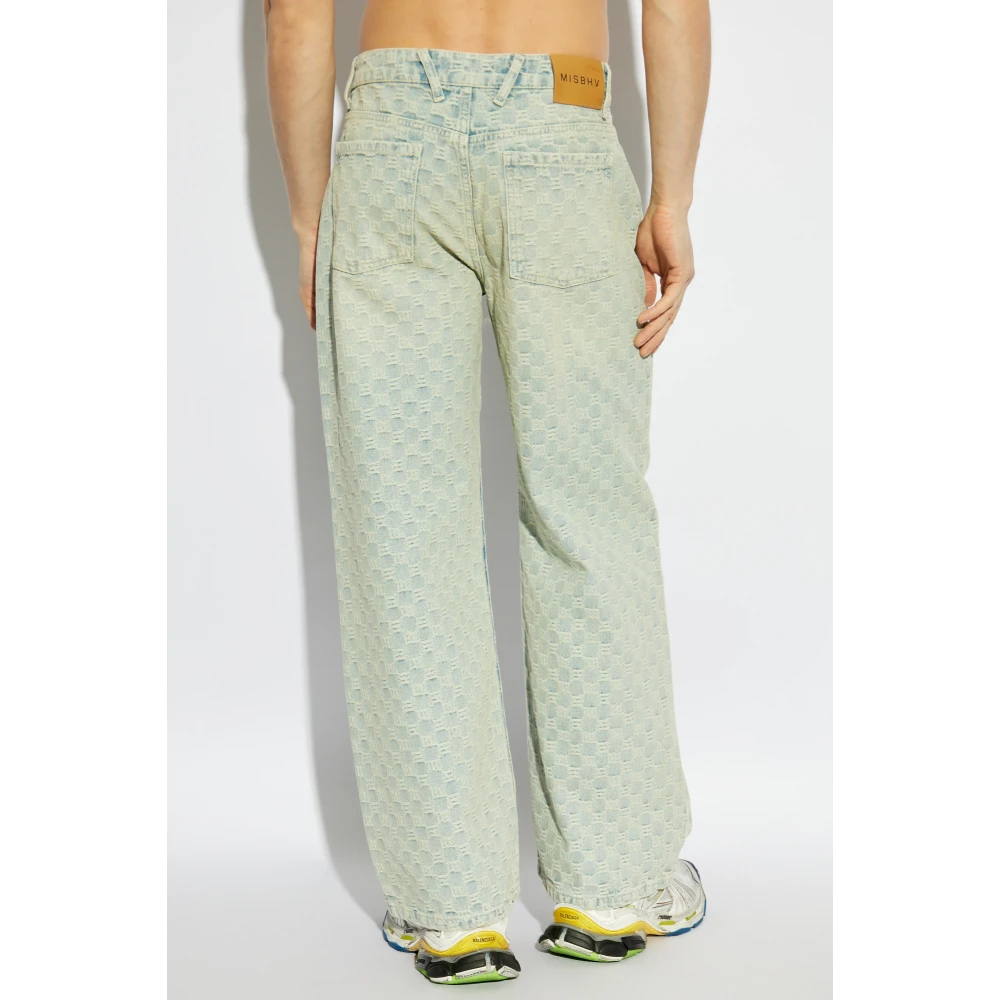 Misbhv Jeans met logo Blue Heren