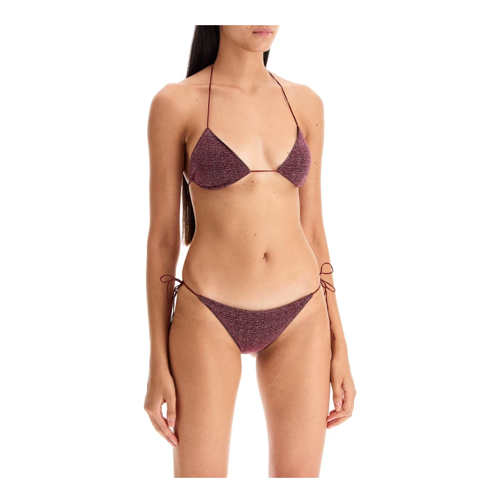 Oseree Lumière Driehoek Bikini Set Purple Dames