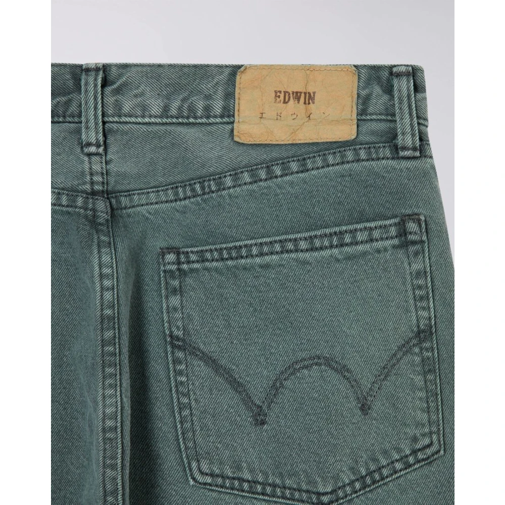 Edwin Japanse Losse Zwarte Groene Denim Jeans Green Heren