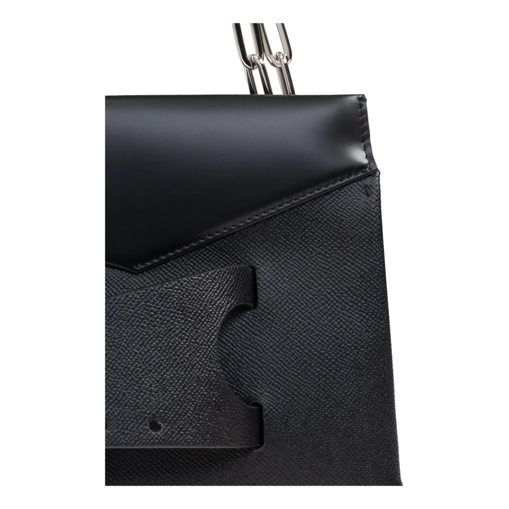 Maison Margiela Schoudertas Snatched Medium Black Dames