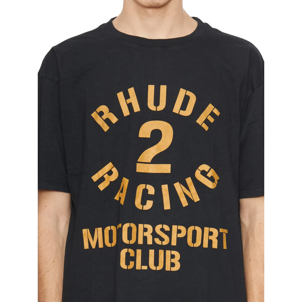 Rhude Desperado Motorsport T-shirt Black Heren