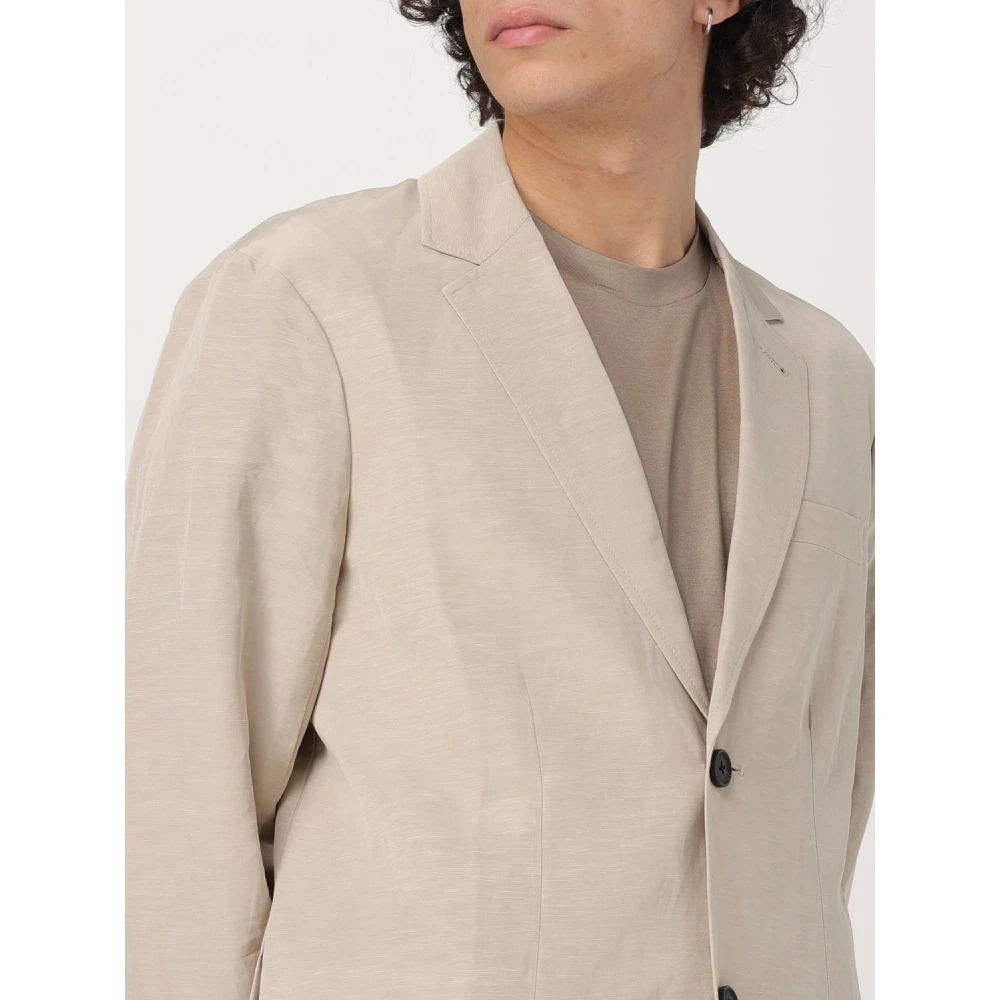 Emporio Armani Beige Herenjassen Beige Heren