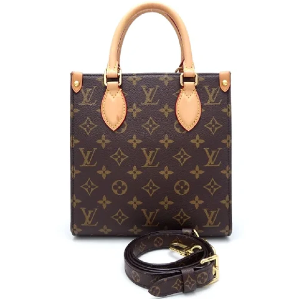 Louis Vuitton Vintage Pre-owned Canvas handbags Brown Dames