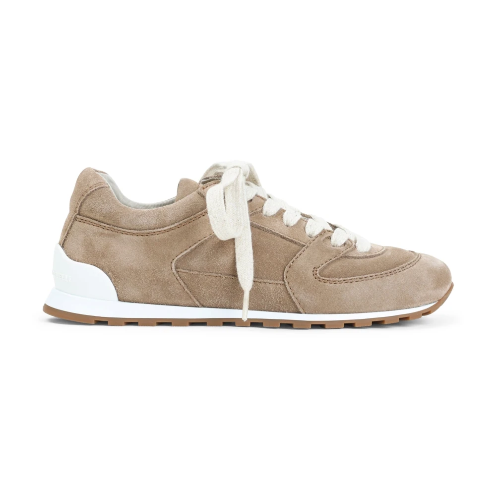 Brunello Cucinelli Slim Sneakers Dames Schoenen Bruin