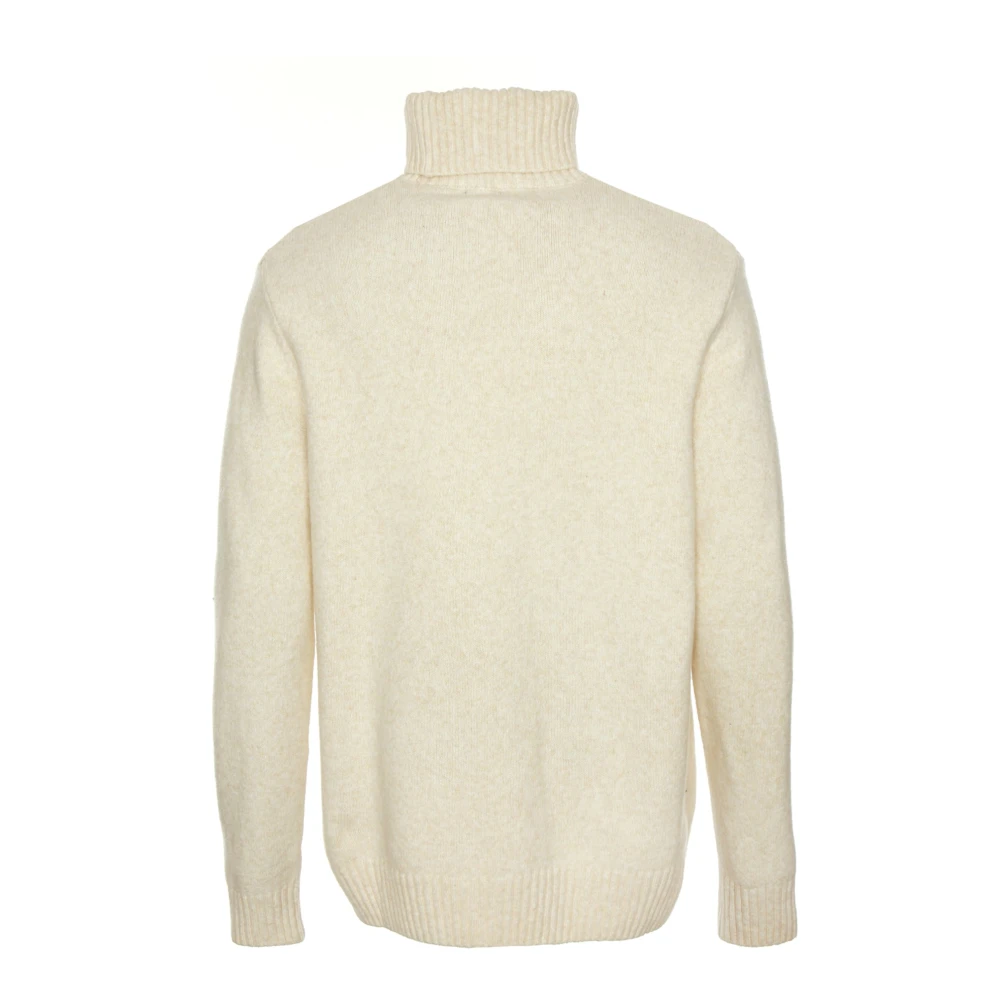 Denham Gebreide coltrui met details White Heren