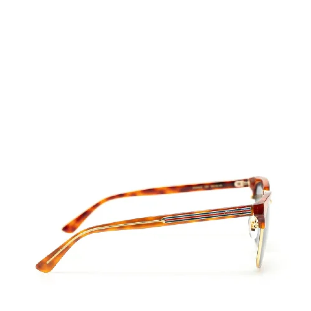 Gucci Vintage Pre-owned Plastic sunglasses Brown Dames