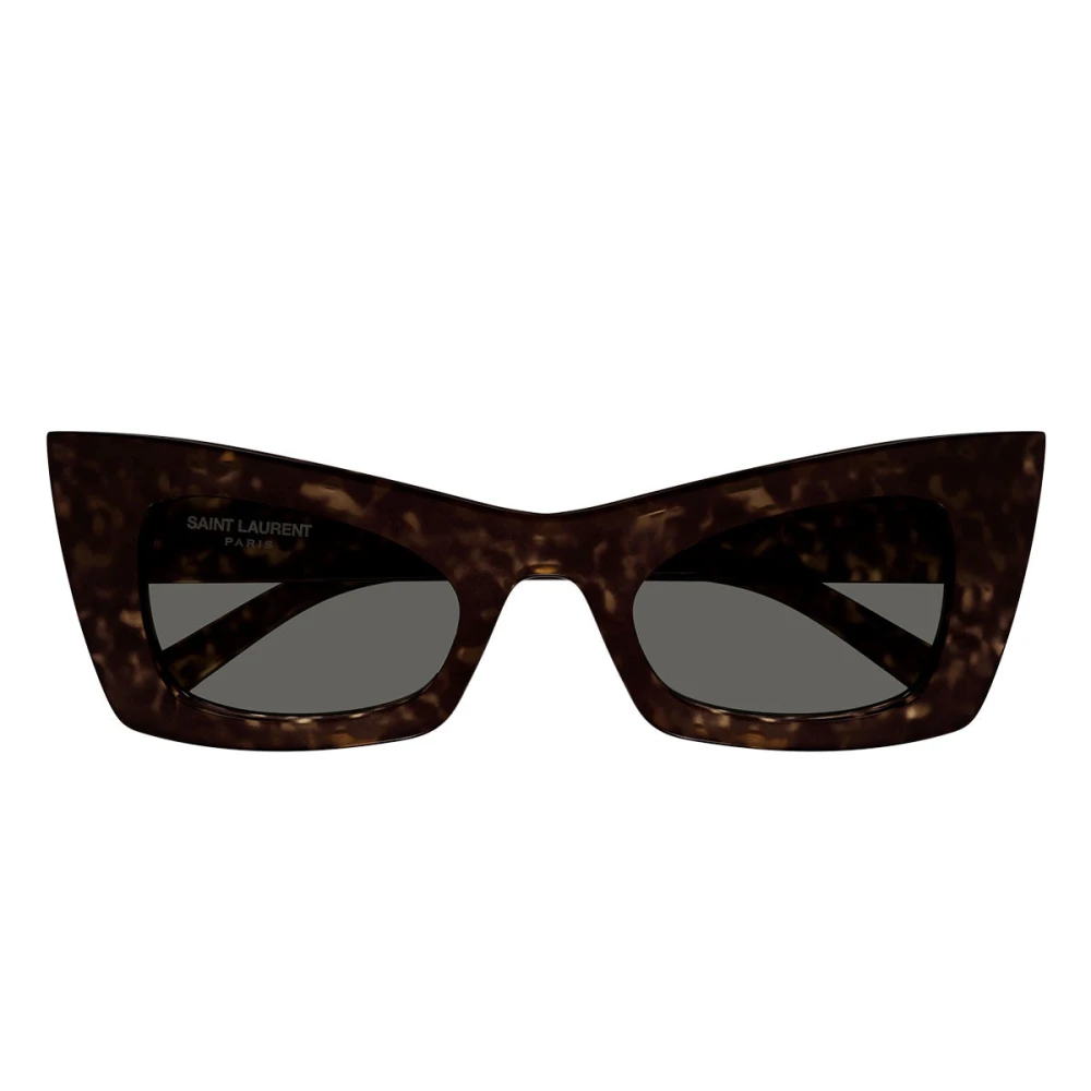 Saint Laurent Grey Sl 702 002 Woman Sunglasses Bio-Injected Havana Cat Eye - Image 3