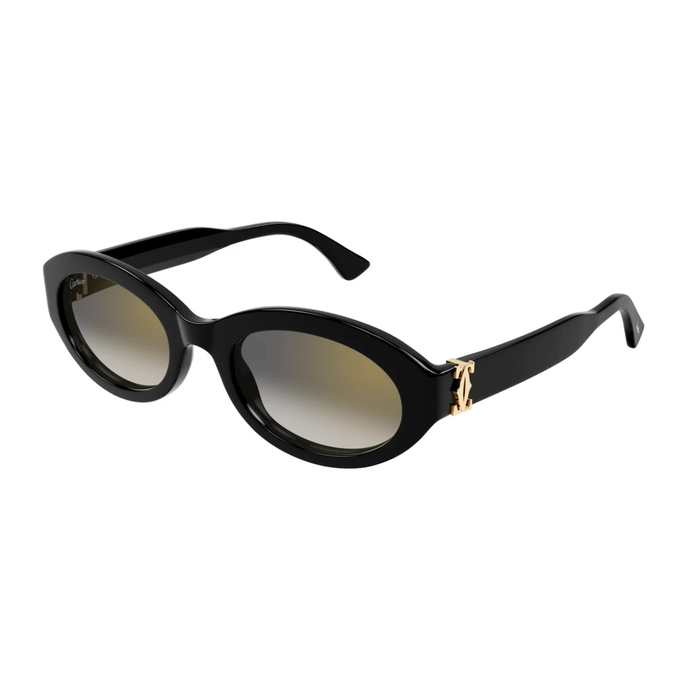 Cartier Women's Black Sunglasses, 53 Mm, Sunglasses