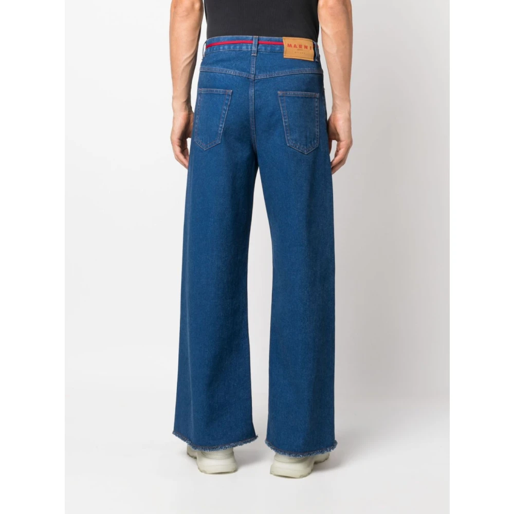 Marni Blauwe Jeans Blue Heren