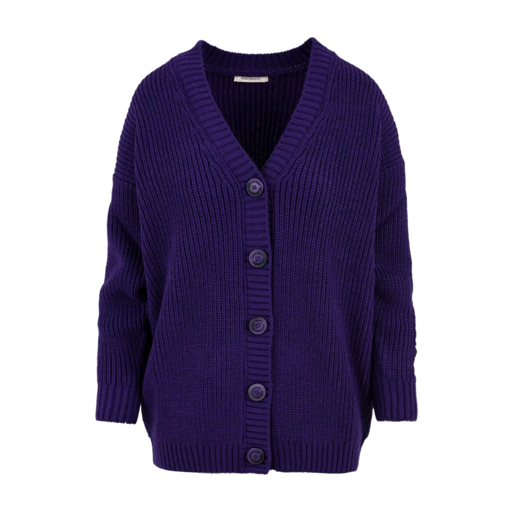 Hinnominate Women's Purple Cardigan Cardigan For