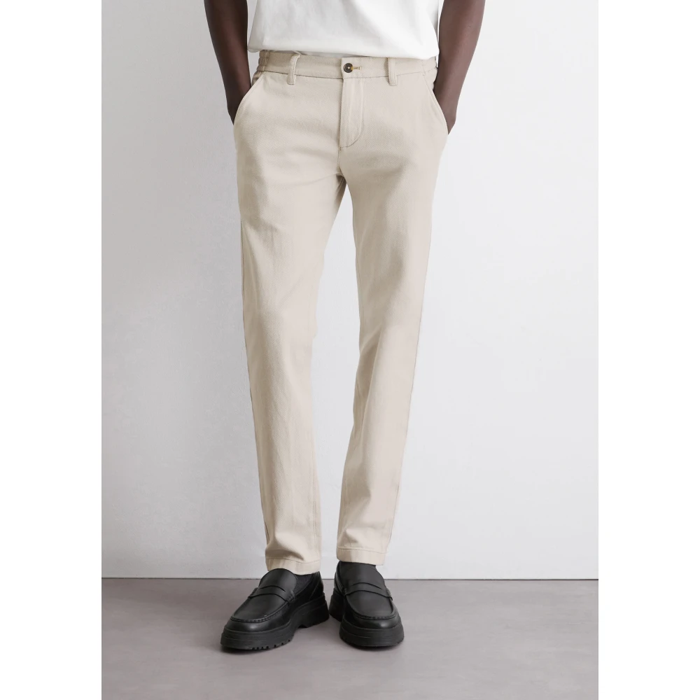 Marc O'Polo Broek model Stig Jogger gevormd White Heren