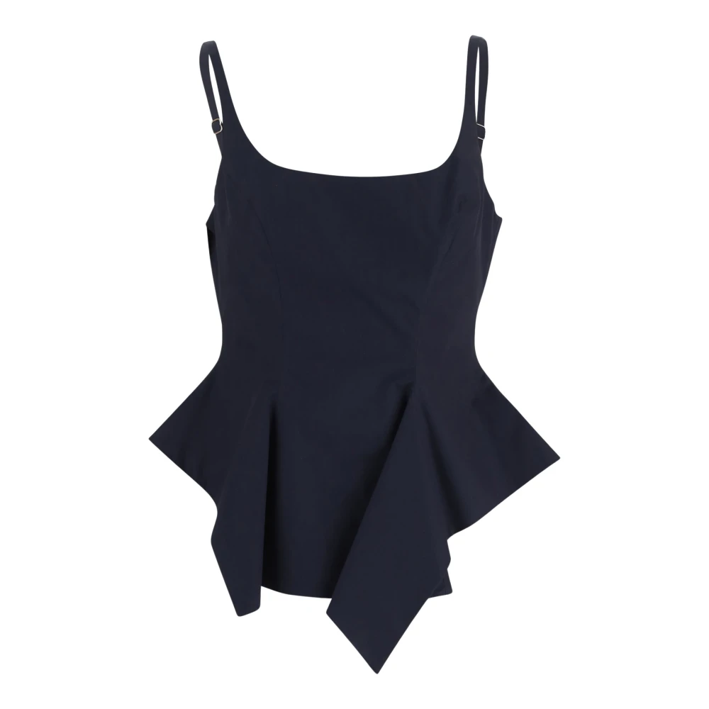 Khaite Women's Blue Cotton Loa Top