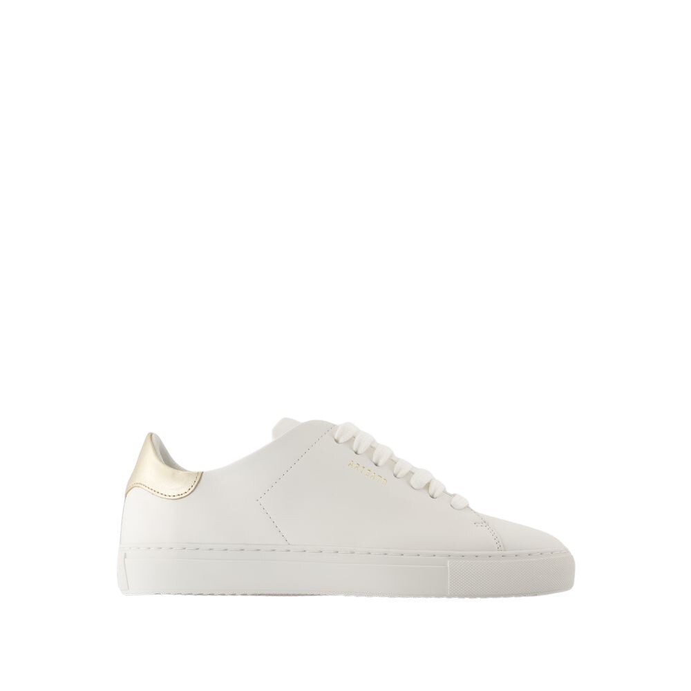 Simple white leather sneakers online