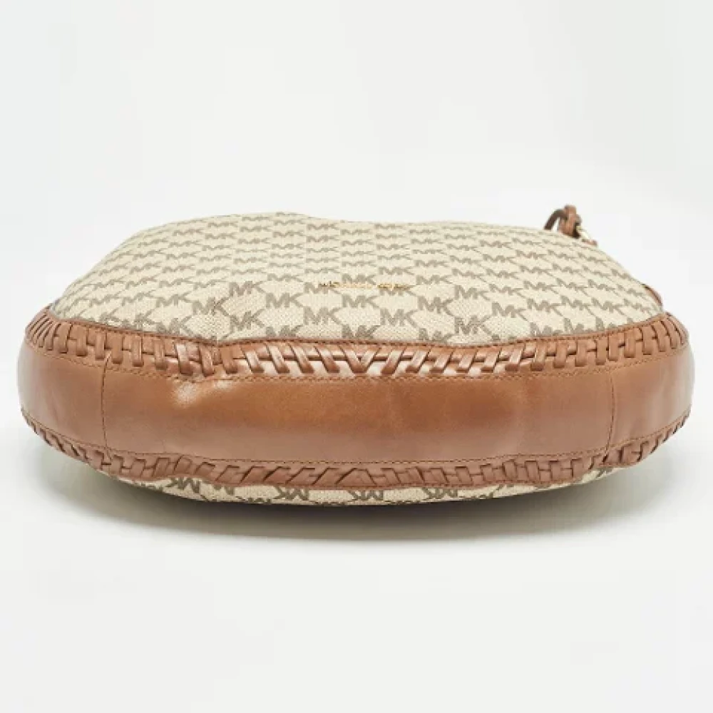 Michael Kors Pre-owned Fabric shoulder-bags Brown Dames